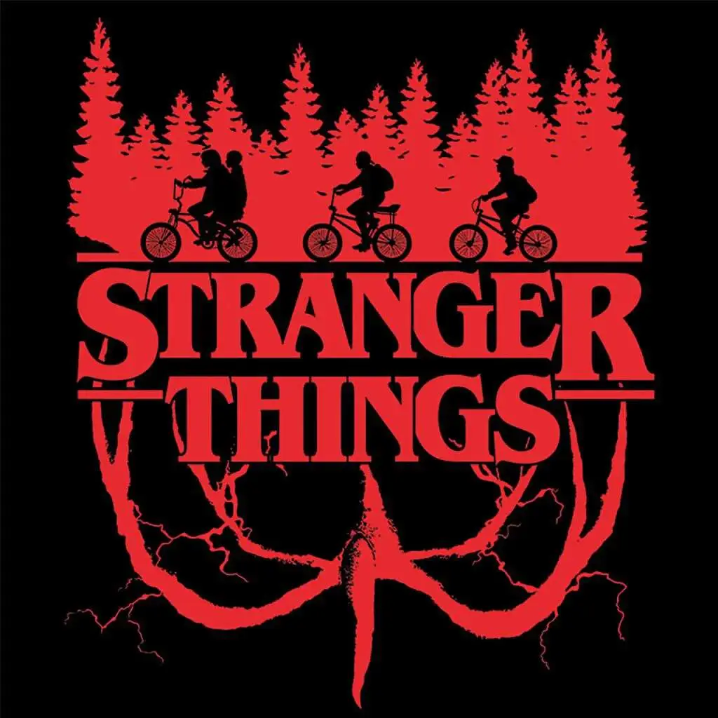 Figurine Stranger Things logo flip deep canvas